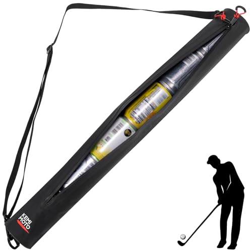 KEMIMOTO Golf Beer Sleeve Cooler Bag 6 Cans Drinks Cooler Bag Keep Cool 4 Hours PVC Waterproof Material No Leaking Golf Accessories for Golfer