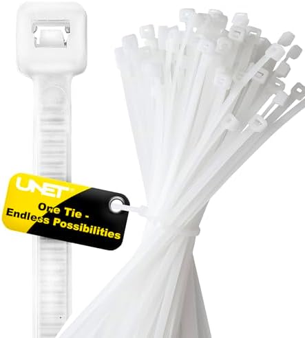 100 Stück Kabelbinder, 430 × 9,0mm, bis 80kg Zugfestigkeit, Nylon PA6.6, Industr 100 Stück Kabelbinder, 430 × 9,0mm, bis 80kg Zugfestigkeit, Nylon PA6.6, Industr