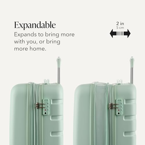 Image of SwissGear 7366, Clearly Aqua, 3-Piece Set (19 /23 /27), Signature Hardside Expandable Luggage With Spinner Wheels