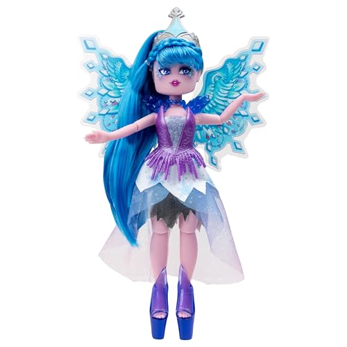 Image of Royale High 9 inch Fashion Doll - Demi The Ice Fairy, Wave 2, Series 2 - Fairy Journal, Comb, and Virtual Item Code Included - Amazon Exclusive - Ages 5+