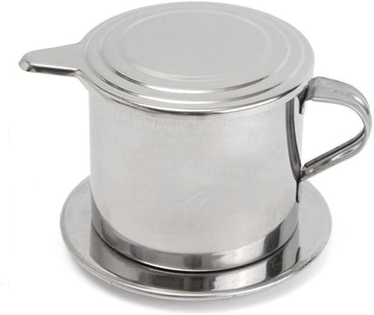 Vietnam Stainless Steel Coffee Drip Filter Maker Pot Infuse Cup Portable Home Office Travel Camping Set