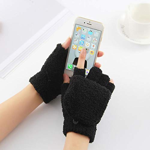 Image of Bold N Elegant - Be Bold Inside & Elegant Outside Womens Plush & Fur Winter Gloves