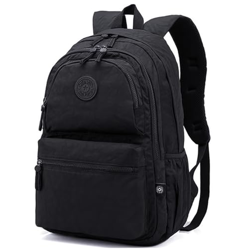 Skvoen Large Nylon Laptop Travel Backpacks Casual Lightweight Water Resistant Backpack For Men Women Hiking Camping Cycling Packback Daypack cover