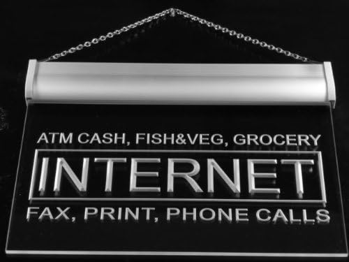 ADVPRO m036-b Internet ATM Cash Fax Phone Neon Light Sign