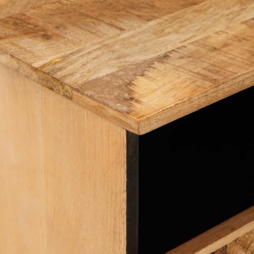 Meuble TV en bois de manguier massif au style moderne et chic