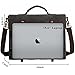 Tocode Large Messenger Bag for Men, Vintage Waxed Canvas Satchel Leather Briefcases Crossbody Shoulder Bags, 15.6 inch Computer Laptop Bags Water Resistant Travel School Work Bag Black
