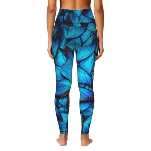 Pantalones de yoga elásticos de cintura alta con bolsillos para gimnasio mujer 4