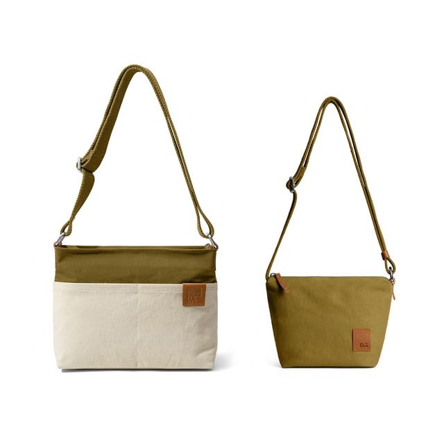 DailyObjects Slim Caddy Sling Crossbody Bag and Sunday Crossbody Bag for Women, Girls | Durable Cotton Canvas | Stylish Travel/Work Bag | Zip Closure & Adjustable Strap | Spacious Compartments - Combo (B0CMHSJGBT) Amazon Price History, Amazon Price Tracker