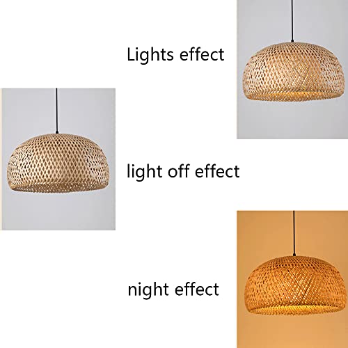 Bamboe Kroonluchter Retro Industriële Lamp Handgemaakt Product Rotan Tinten Lamp Industriële Vintage Hanglamp In Japanse… - Afbeelding 7