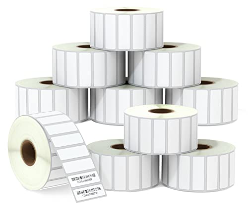 BETCKEY, 38mm x 13mm(1.5 in x 0.5 in) File Folder & Address Thermal Labels, 23500 Perforated Labels