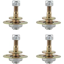 4pcs Rocking Chair Furniture Hardware Bearing Accessories M8x45mm Zinc Alloy Rocking Chair Bearing Connecting Piece Furniture Connecting Fitting