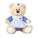 Teddybär klein 17cm Gute Besserung Geschenke Krankenschwester Bär Kuscheltier Glücksbringer für Kinder Schutzengel Stofftier Sorgenfresser Teddy Bear Plüschtier Get Well Soon Gift Krankenhaus