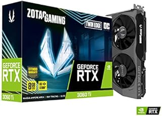 Zotac Gaming GeForce RTX 3060 Ti Twin Edge OC LHR 8GB GDDR6 256-bit 14 Gbps PCIE 4.0 Gaming Graphics Card, IceStorm 2.0 Advanced Cooling, Active Fan Control, Freeze Fan Stop ZT-A30610H-10MLHR