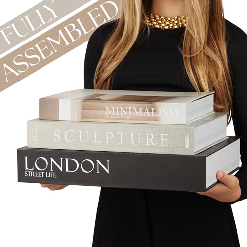 ORITZIO Decorative Storage Books
