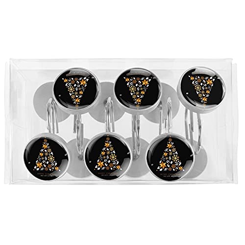 Crochets pour rideau de douche en acier inoxydable pour moderniser votre salle de bain
