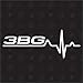 speedwerk-motorwear 3BG Herzschlag - Sticker