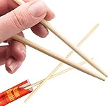 Splinter-Free 9 Eco-Friendly Disposable Bamboo Chopsticks 100 Pack by Avant Grub. Sleeved and Separated for Use in Chinese, Hibachi and Other Asian Restaurants. Include with to Go and Take Out Orders