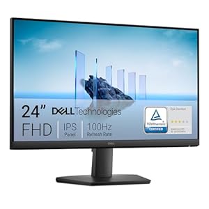 Dell 24 Monitor – SE2425HM, Full HD (1920×1080), 100Hz, IPS, 5ms, VESA (100x100mm), HDMI, VGA, 3 Jahre Garantie, Schwarz