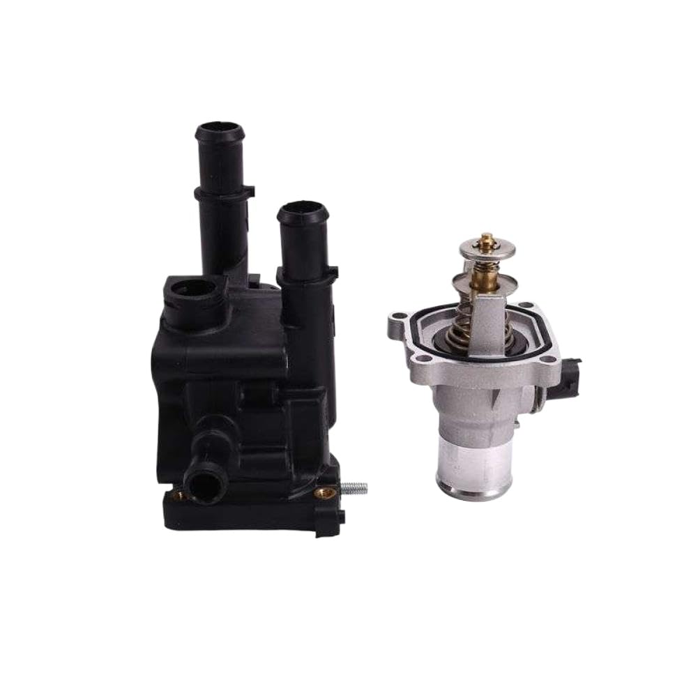 Engine Coolant Thermostat And Housing Assembly 96984104 96984103 Compatible With Aveo Astra