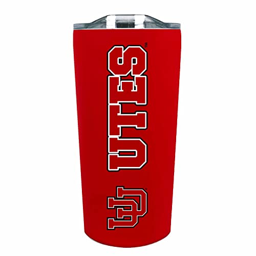 Campus Colors Utah Utes NCAA Tumbler - 18 oz Stainless Steel Double-Walled Insulated - Officially Licensed