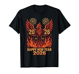 Happy New Year 2026 Firework Phoenix T-Shirt