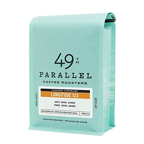 49th Parallel Coffee Roasters 123 W Longitude Blend, 340 GR miniatura 1