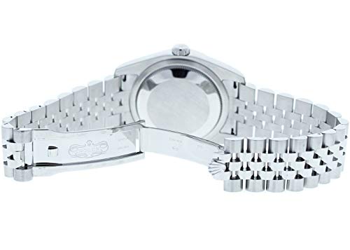 Rolex Mens Datejust 116200 Jubilee Bracelet Custom White Diamond Dial & Diamond Bezel (Certified Preowned)4