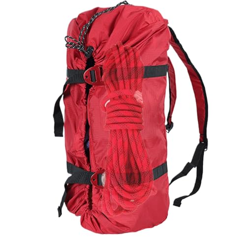 Sac À Corde - Boucle De Corde Rocheuse | Équipement De Randonnée Léger Avec Tissu De Clignotement D'humidité | Équipement D'arborio Réutilisable À Usage Multiple Portable Pour L'alpinisme, Le Camping