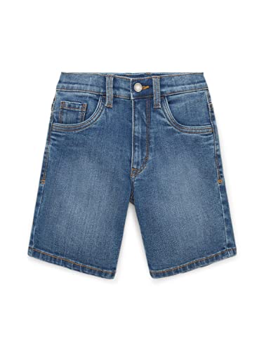 TOM TAILOR Jungen Kinder Bermuda Jeans Shorts 1035696, Blau, 116