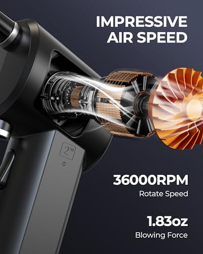 Koonie Plumero de Aire Inalámbrico: Limpieza Rápida para Teclados