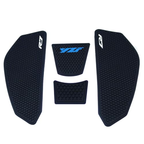 Image of for YZF R7 YZF r7 2025 2024 2023 2022 2021 Accessories Fuel Tank Pads Protect Motorcycle Fuel Tank Stickers Fuel Tank Protection Pads Knee Anti-Slip Pads Fuel Tank Grips Tank Pads(Blue)