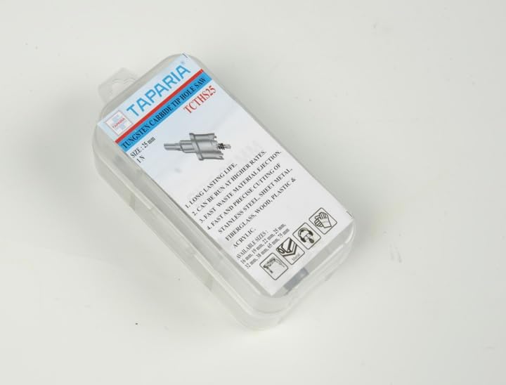 Image of Taparia Tungsten Carbide Tip Hole Saw TCTHS 25 (25mm), Silver