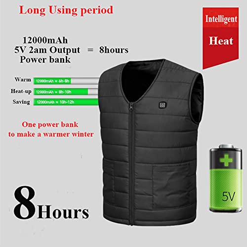Chaleco calefactable lavable para combatir el frío extremo sin ropa abultada 3