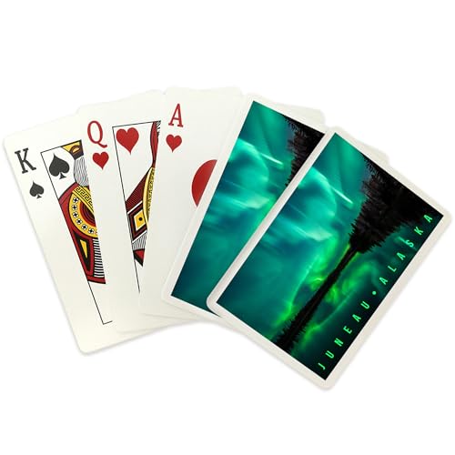 Baraja Poker Lantern Press Juneau Alaska Northern Lights miniatura 2