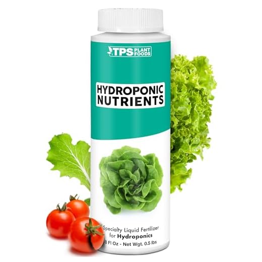 Hydroponic Nutrients- Liquid Plant Food for Edible Plant 8oz, 8 oz (250mL)