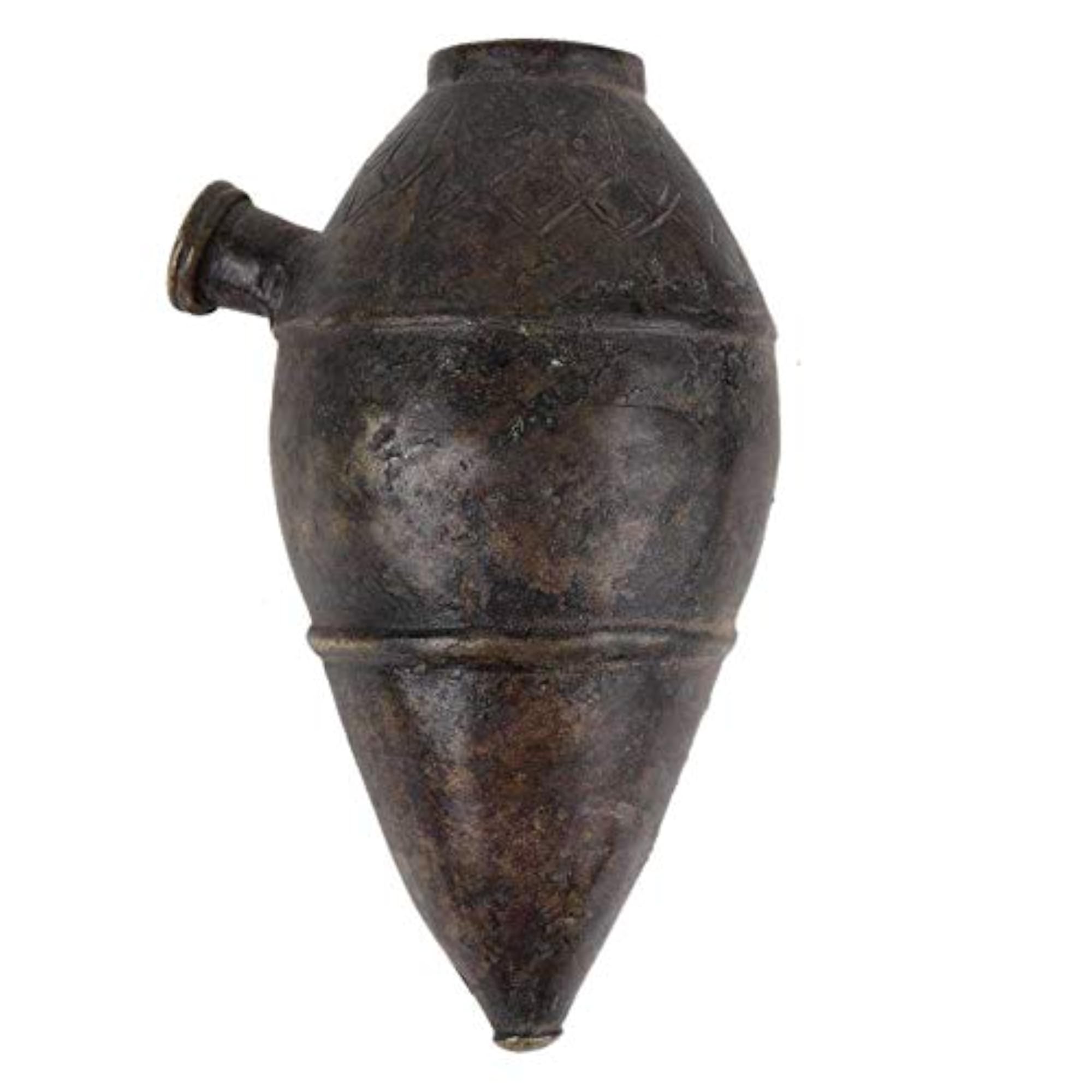 Handmade Brass Urn Shaped Hookah Pot Base Statue