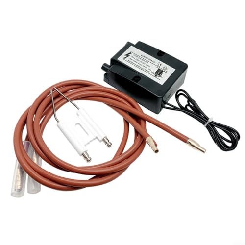 15KV Zündtransformator für Brenner & Kesselanlagen, 230V Primäreingang, 40mA RMS Ausgang, Hochspannungszünder mit integriertem Zündstift an