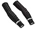 Black Arm Sleeves Stretch Cover UV Sun Protection Basketball Golf Race Size L