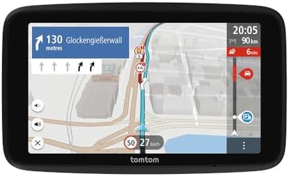 TomTom LKW-Navi GO Professional 2. Generation (5" großer kapazitiver Touchscreen mit Karten von Europa und Echtzeit-Verkehrsinformationen, speziell für LKW, Transporter, Busse und