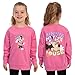 Disney Sweatshirt, Minnie Mouse Sweater, Cotton Sweatshirt For Girls, Kids Jumper With Back Print, Girls' Sweaters 10 Pink