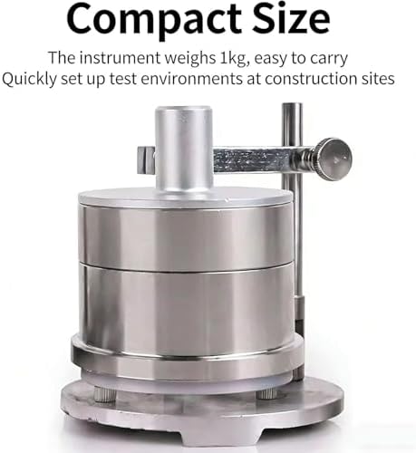 Soil Moisture Shrinkage Meter, Alloy Soil Shrinkage Detector with Dial Indicator, 61.8mm Cutting Ring, Disassembly Design for Technical Lab Analysis and Research