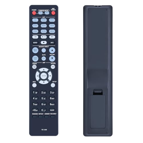Snrigw Replacement Remote Control Denon 1249 - RC-1234 CD Players Models DCD-1600NE DCD-1700NE DCD-1650AE DCD-2500NE DCD-600NE DCD-800NE DCD-900NE PMA-600NE