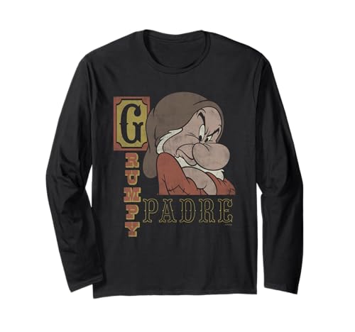 T-shirt Grinchant Disney Blanche-Neige à manches longues pour homme