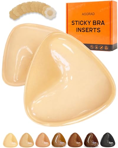 Image of Double Sided Sticky Bra Inserts, Ultra Instant Volume, Push Up Adhesive Bra Pads