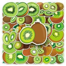 Pegatinas de kiwi para jóvenes y adultos, 50 unidades, kiwi, frutas, impermeables, pegatinas de vinilo, juego de pegatinas para coche, motos, bicicleta, monopatín, snowboard, equipaje, portátil