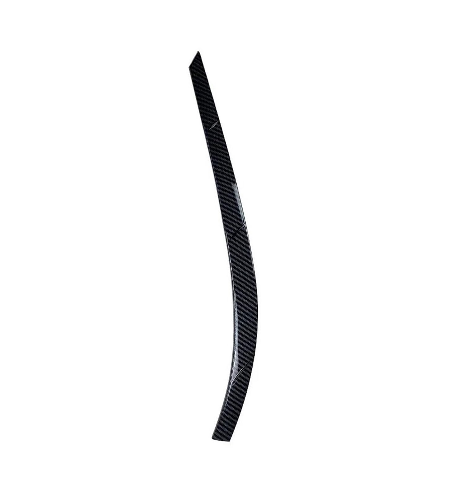 Przednie reflektory przednia osłona powieki brwi akcesoria, pasujące do naklejki samochodowej Tiguan MK1 2011-2016(Carbon Fiber)