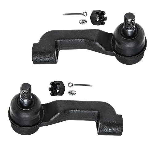 Image of Detroit Axle - 8pc Front End Control Arms Kit for Jeep 08-12 Liberty, 07-11 Dodge Nitro, 2 Upper Control Arms 4 Tie Rod Ends 2 Boots 2008 2009 2010 2011 Replacement