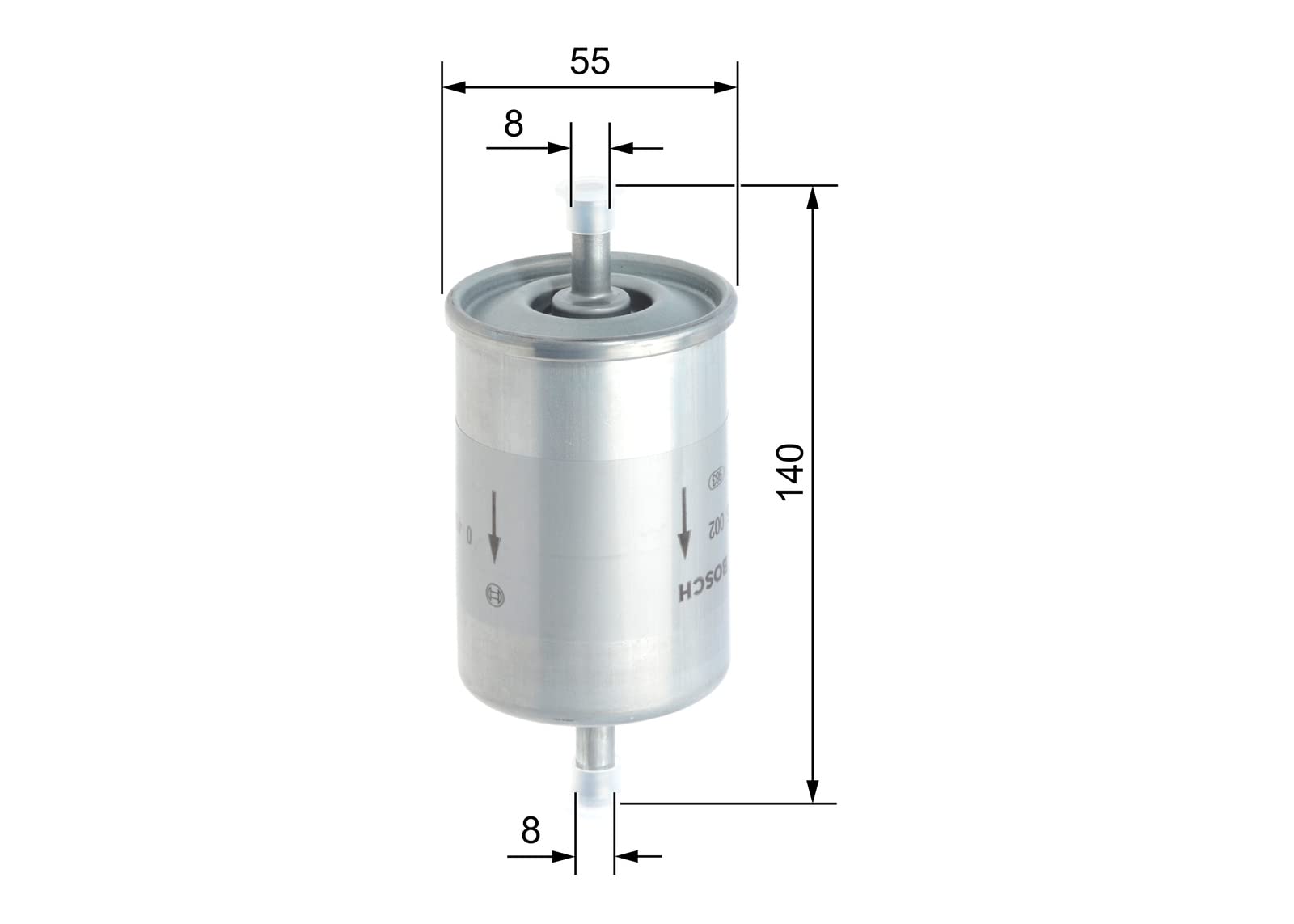 Fuel Filter RIDEX In-Line Filter 9F0102 AUTODOC