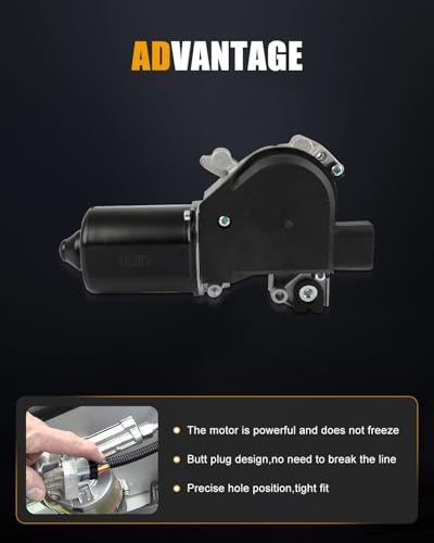 Image of ROADFAR Front Windshield Wiper Motor for Chevrolet for Avalanche 1500 2004 | For Cadillac For Escalade ESV 2004|For GMC For Sierra 3500 2004|For Yukon 2004|For Yukon XL 2500 2004|OE 88958371|6 Pins