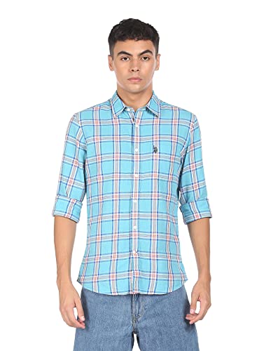Image of U.S. POLO ASSN. Men's Cotton Regular Fit Button Down Shirt